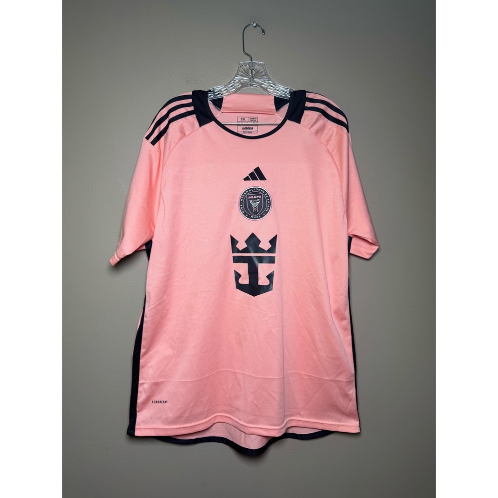 Adidas Inter Miami CF 2024/25 Home Jersey Pink - Size 2XL (Replica/AEROREADY)